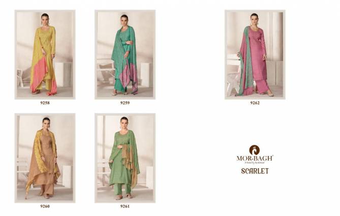 AASHIRWAD MOR BAGH Heavy Fancy Designer Festive Wear Silk Latest Salwar Suit Collection